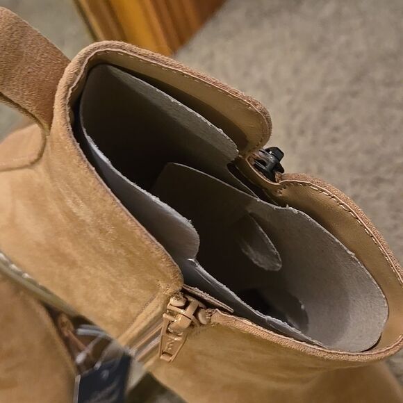 Womens Brenna Boots Universal Thread Tan 7 Tan Ankle Bootie target winter boho - Picture 6 of 16